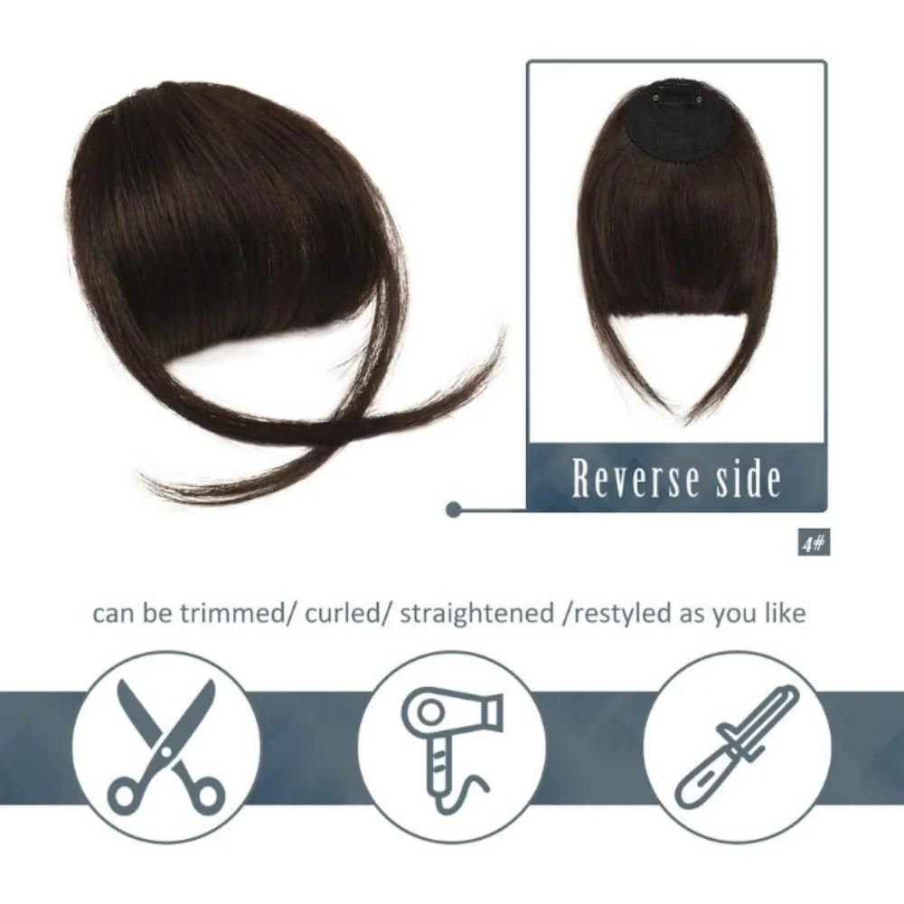 Blooming Hair neat  Bang  Human Hair Exte…